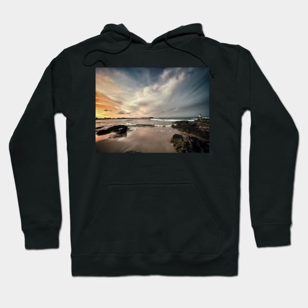 Snapper Rocks Sunset Hoodie by goodieg